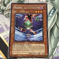 | Yugioh Blackwing - Gale the Whirlwind CRMS-EN008 1st Rare Crimson Crisis LP - Image 1