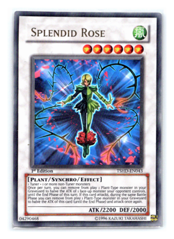 Splendid Rose - TSHD-EN043 - Ultra Rare - 1st Edition Yugioh - Image 1