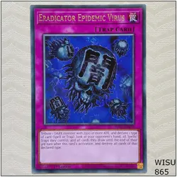 Eradicator Epidemic Virus - WISU-EN059 - Rare 1st Edition Yugioh - Image 1