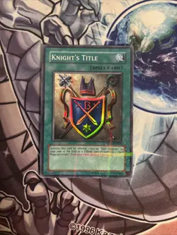 (SRH) Yugioh Knight's Title ROD-EN002 Parallel Rare Edition VLP - Image 1