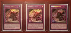 Yu-Gi-Oh! Dominus Purge INFO-EN078 Secret Rare 3 Card Playset NEW! - Image 1