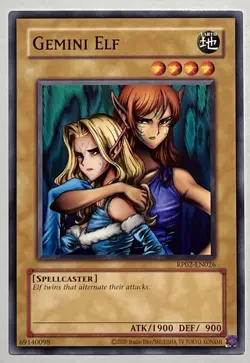 Gemini Elf RP02-EN026 (NM) Common Unlimited Yu-Gi-Oh Retro Pack 2 2025 - Image 1