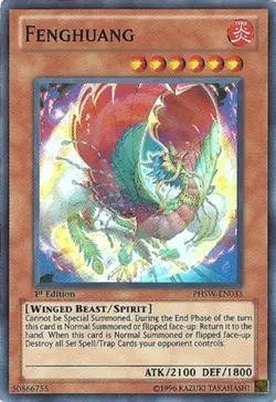 1 x Fenghuang - PHSW-EN033 - Super Rare - Unlimited Edition Near Mint, English - Image 1