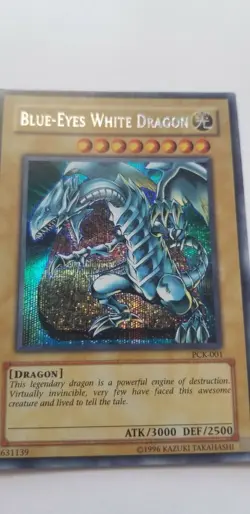 Yu-Gi-Oh COLLECTOR'S Blue-Eyes White Dragon Prismatic Secret Pck-001 LOB DDS - Image 2