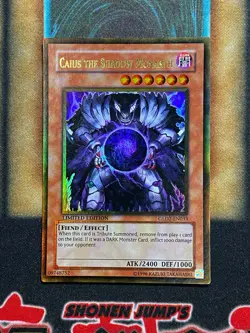 Yugioh Caius The Shadow Monarch GLD2-EN033 Gold Rare Limited Edition NM - Image 1