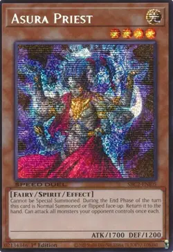 ASURA PRIEST SECRET RARE SBC2-ENI05 LIGHT PLAY YUGIOH - Image 1