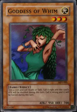 Yu-Gi-Oh! Goddess Of Whim MP1-003 Super Rare [PSA 9 MINT] McDonald's | EN 2002 - Image 3