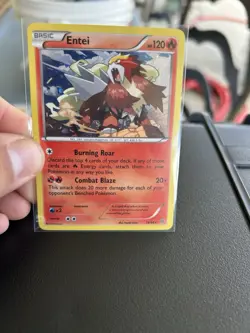 Pokemon TCG Entei Ancient Origins Regular Rare Card holo 14/98 NM Near Mint - Image 3