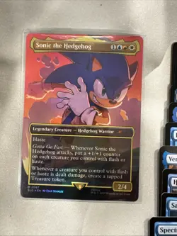Custom Commander Deck ~ Gotta Go Fast ~ Sonic the Hedgehog ~ 100 Card Deck - Image 1