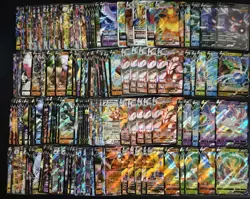 200 Lot Pokemon TCG Chinese Card RR RRR VMAX Gengar Flareon Leafeon #34 -FI38 - Image 1