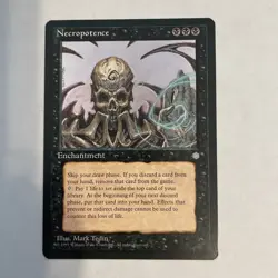 MTG: Necropotence NM /LP Vintage Rare 1995 - cards are crisp - 2 Available - Image 1