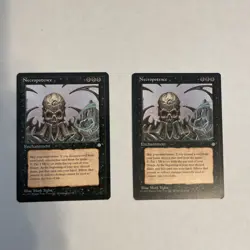 MTG: Necropotence NM /LP Vintage Rare 1995 - cards are crisp - 2 Available - Image 2