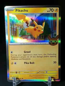 Pikachu Trick Or Trade Pokemon Card 62/193 - Image 1