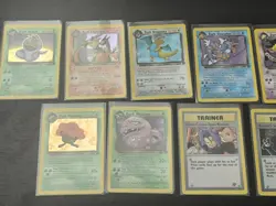 Lot carte nintendo pokemon team rocket 2000 76 cards of 83 - Image 5