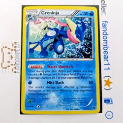 Greninja COSMOS HOLO Promo card 41/146 XY Base Set 2014 Pokemon LP - Image 1