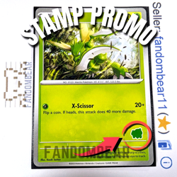 2023 Scyther MY FIRST BATTLE STAMP PROMO card Pokemon TCG LP - Image 1