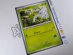 2023 Scyther MY FIRST BATTLE STAMP PROMO card Pokemon TCG LP - Image 5