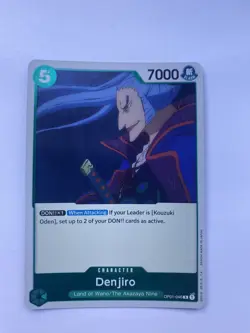 OP01-046 Denjiro Rare English One Piece TCG Card Romance Dawn - Image 1