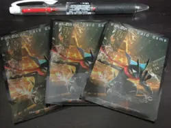3 sheets Pokemon card Deck Shield set Shiny Greninja 2022 sleeve Japanese - Image 1