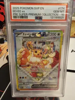 Eevee ex 174 Sv: Scarlet & Violet Promo Cards Holo PSA 10 - Image 1