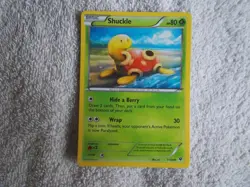 Pokemon: XY Series - Fates Collide 2016 "SHUCKLE" #1/124 Trading Card - Image 1