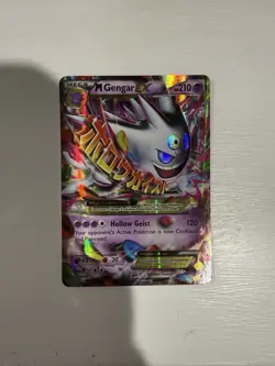 Mega Genger EX. XY166 Pretty Good Condition Pokemon Card Near Mint Rare TCG - Image 1