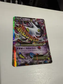 Mega Genger EX. XY166 Pretty Good Condition Pokemon Card Near Mint Rare TCG - Image 2
