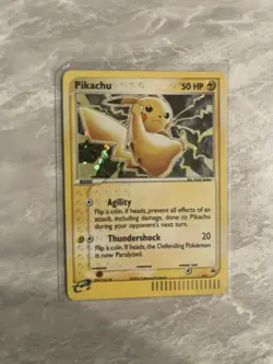 Pokemon Pikachu #12 Nintendo Black star Promo Holo 2003 E-reader Card - Image 1