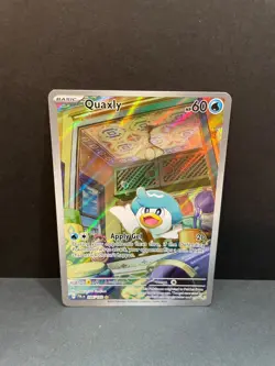 Pokemon TCG Quaxly Scarlet & Violet Paldea Evolved Card 206/193 Mint Condition - Image 1
