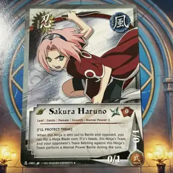 Sakura Haruno C-003 1st Edition Naruto Card Rare LP - Image 1