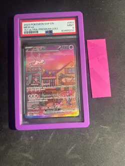 PSA 9 Mew ex SVP 053 Promo 151 Ultra Premium Collection Graded Pokemon Card - Image 1