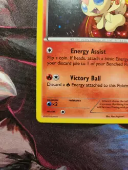 Victini XY189 Pokemon Blackstar Promotional Holo Card - LP - Image 3