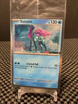 Suicune 026/094 EB Games Stamped Promo Holo Phantasmal Pokemon Card - SEALED - Image 1