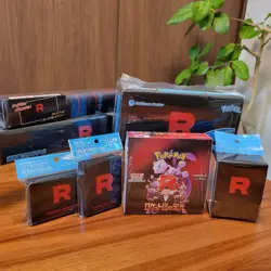 Pokemon Card Team Rocket’s Glory Booster Box Peripheral Goods 6 NEW JAPAN - Image 1