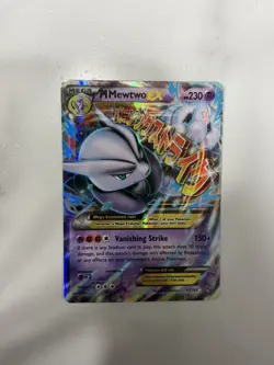 Pokemon TCG M Mewtwo EX 63/162 Ultra Rare Holo Card XY Breakthrough - Image 1