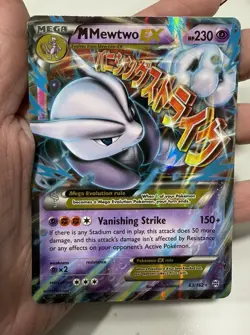 Pokemon TCG M Mewtwo EX 63/162 Ultra Rare Holo Card XY Breakthrough - Image 2
