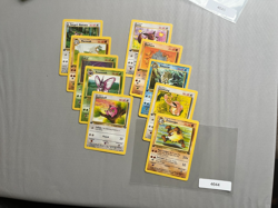 Pokemon 10 Card Lot - 1st Ed. Early sets Unlimited Jungle Fossil Others PL4644 - Image 1
