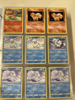 Pokemon Cards Binder Lot 100+ Cards - Image 1