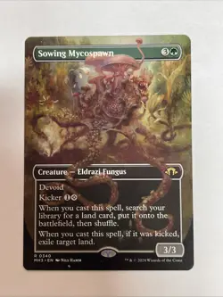Sowing Mycospawn (Borderless) Modern Horizons 3 #340 Rare - Image 1