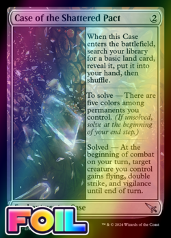 x1 Case of the Shattered Pact MKM MTG 1 FOIL UNCOMMON M/NM 1x - Image 1