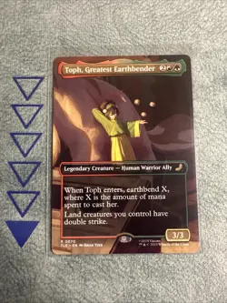 MTG Toph, Greatest Earthbender (Borderless) [Avatar: The Last Airbender: Eternal - Image 1