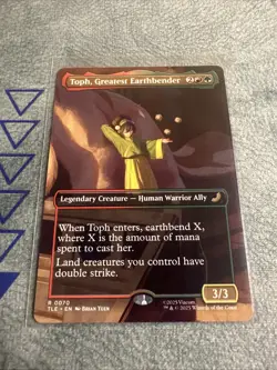 MTG Toph, Greatest Earthbender (Borderless) [Avatar: The Last Airbender: Eternal - Image 2