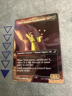 MTG Toph, Greatest Earthbender (Borderless) [Avatar: The Last Airbender: Eternal - Image 4