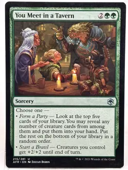 You Meet In A Tavern NM/M* Adventures In Forgotten Realms 215/281 -UnltdCards - Image 1