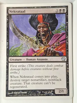 Nekrataal - 9th Edition Core Set - Magic the Gathering MTG Nice! - Image 1