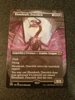 Ebondeath, Dracolich (Borderless) Adventures in the Forgotten Realms (Near Mint) - Image 1