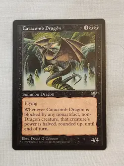 NM Catacomb Dragon Mirage MTG Magic the Gathering - Image 1