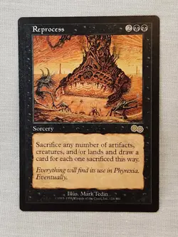 NM Reprocess Urza's Saga Mtg Magic the Gathering - Image 1