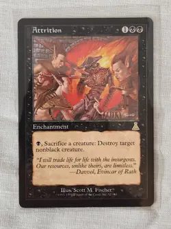 Played Attrition Urza's Destiny Mtg Magic the Gathering - Image 1