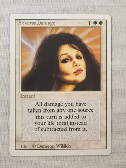 NM Reverse Damage Revised Mtg Magic the Gathering - Image 1